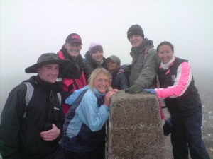 The Stephens Scown Team Stops for a Picture at the Summit.